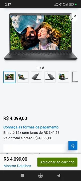 dell inspiron 15 i5 8gb 512