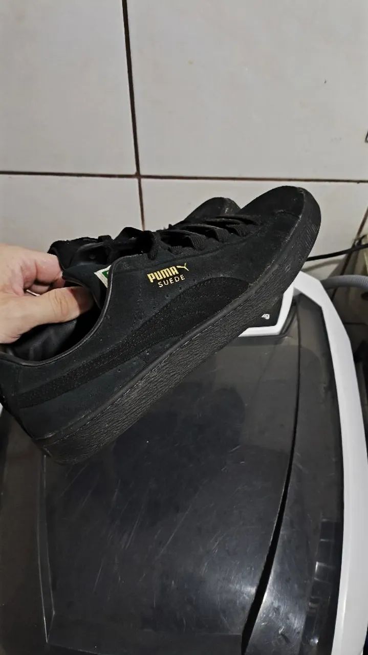 Tênis Puma Suede Preto - 40 - Foto 4