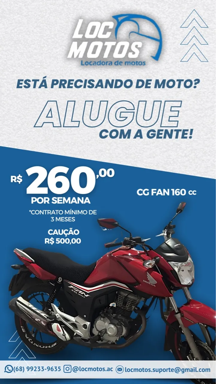 Aluguel de Moto para Trabalhar - Rápido e Fácil