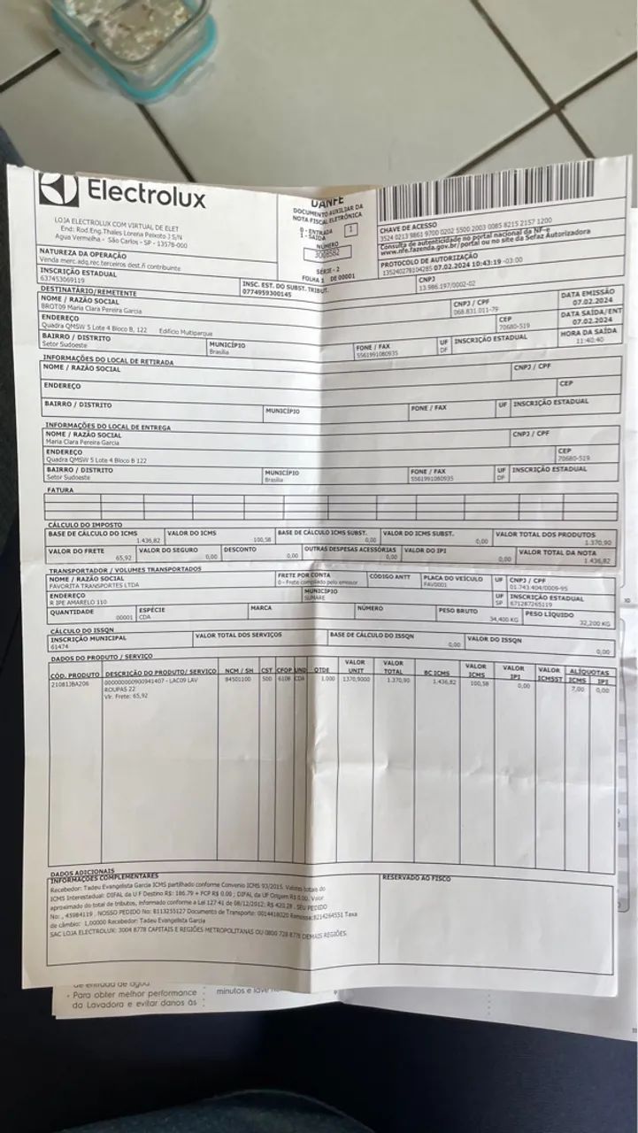 Maquina Lavar Roupas Eletrolux - APENAS 1 ANO DE USO - Foto 6