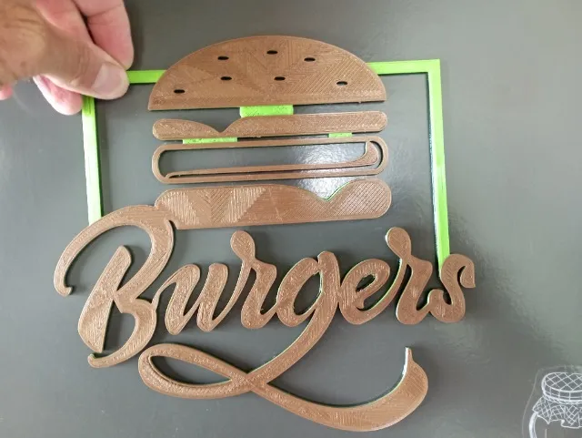 Placa decorativa 3d
