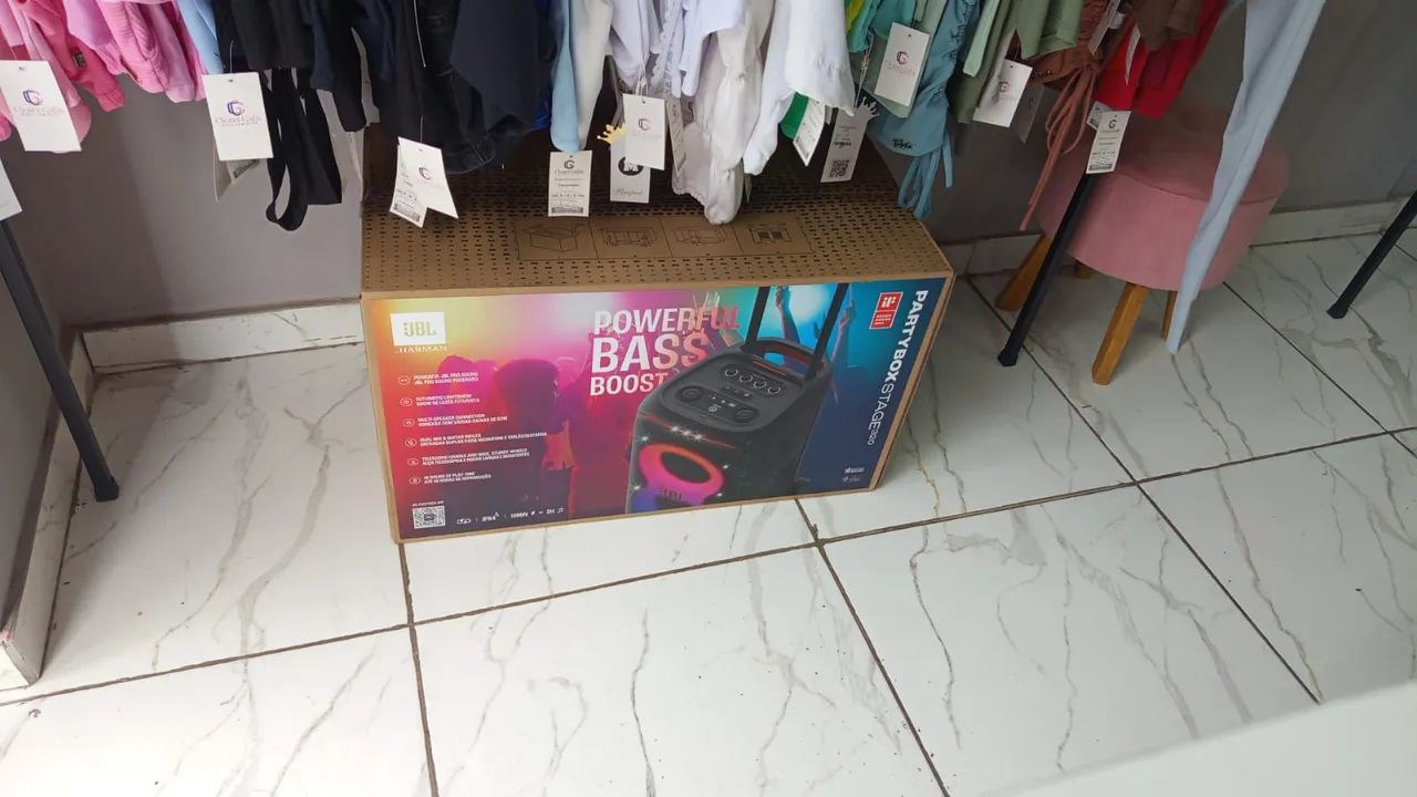 Caixa de Som JBL Partybox Stage 320 - Nova - Foto 3