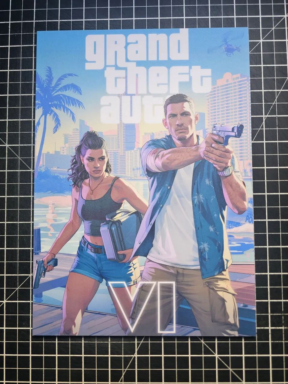 Placa Decorativa Grand Theft Auto VI