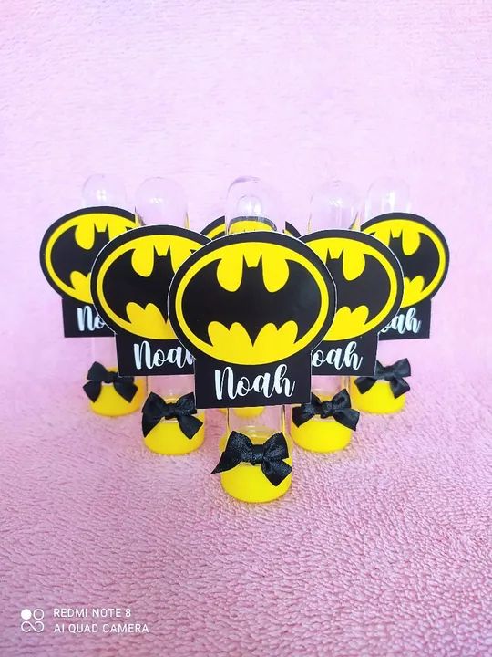 Caixinhas e sacolinhas Batman Baby personalizados pra festa  - Foto 3
