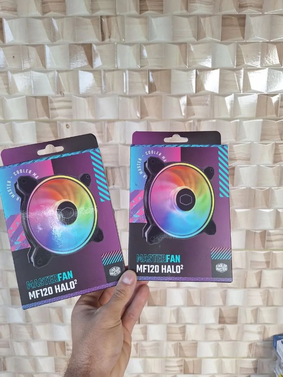 Cooler kit de 5 fans Master MF120 HALO - Foto 3