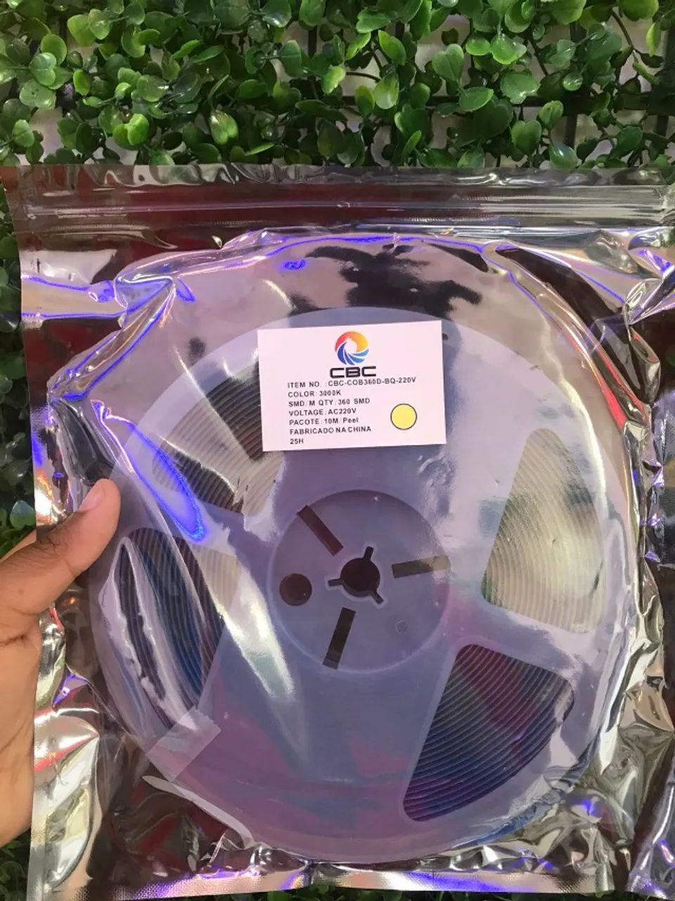 Fita led COB 3000k 220V