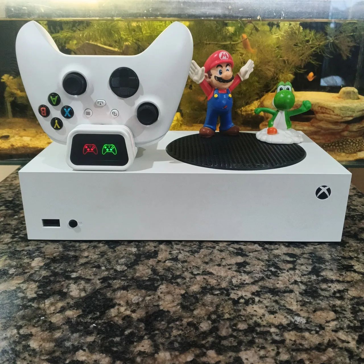 Xbox séries S com base de carregamento 