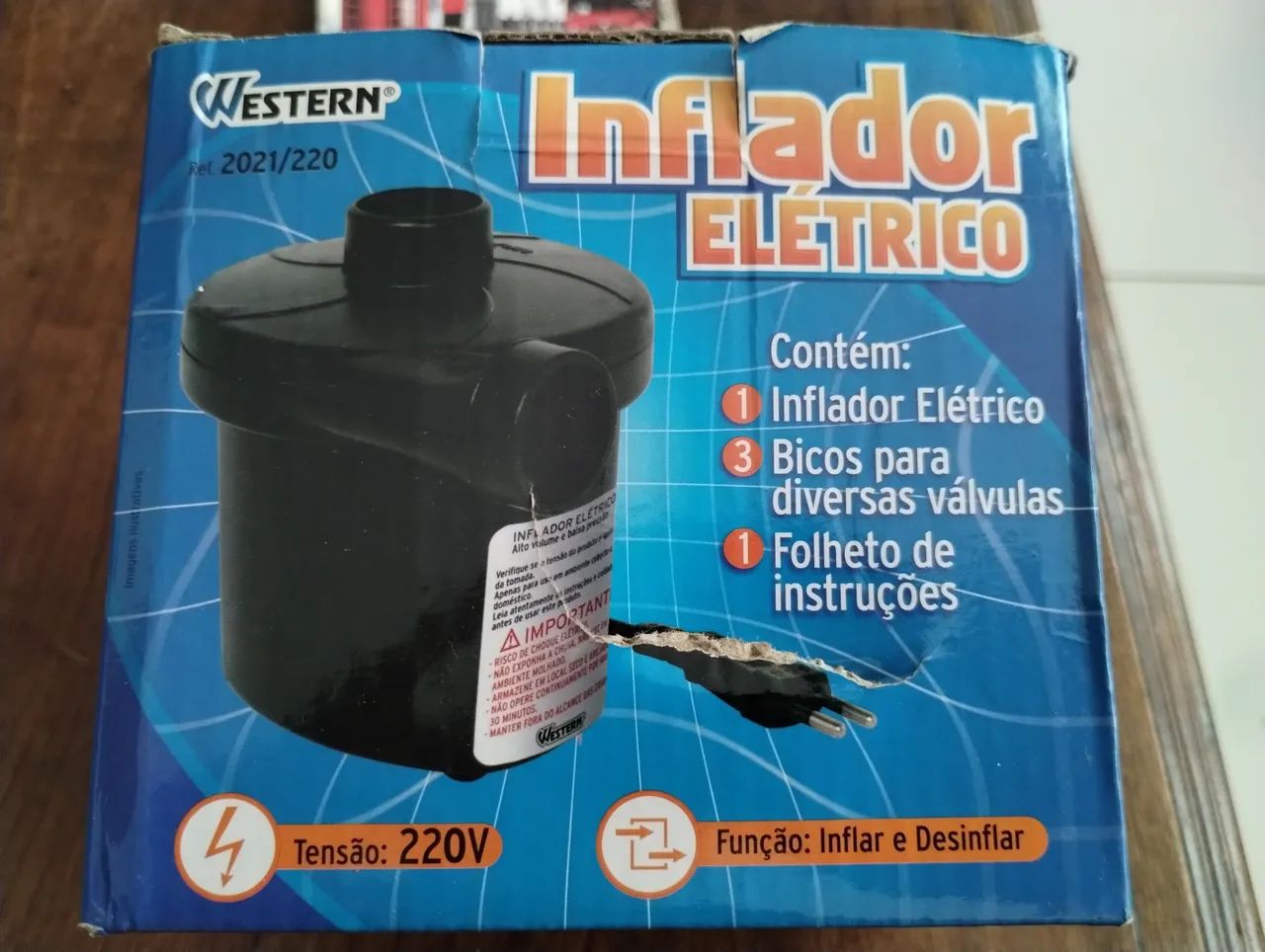 Inflador Elétrico para Colchões e Brinquedos