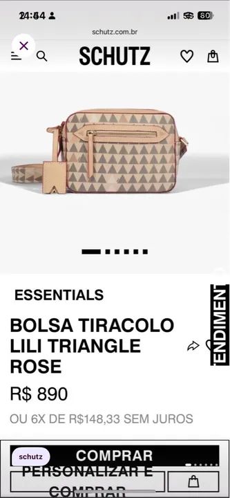Bolsa Schutz Triangle - Foto 5