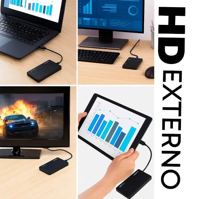 HD Externo Slimvault 500GB USB 3.1