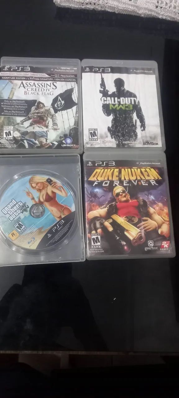 Jogos de PS3.