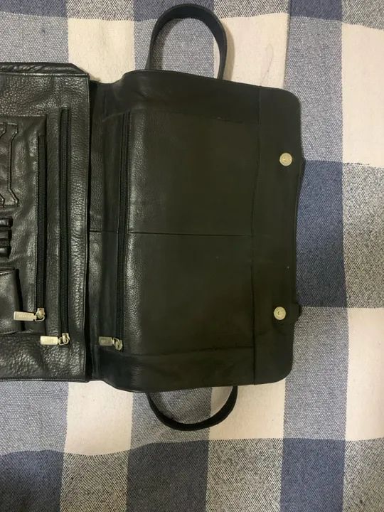 Pasta de couro legítimo - Foto 4