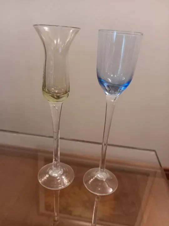 Par de copos de Vidro para licor