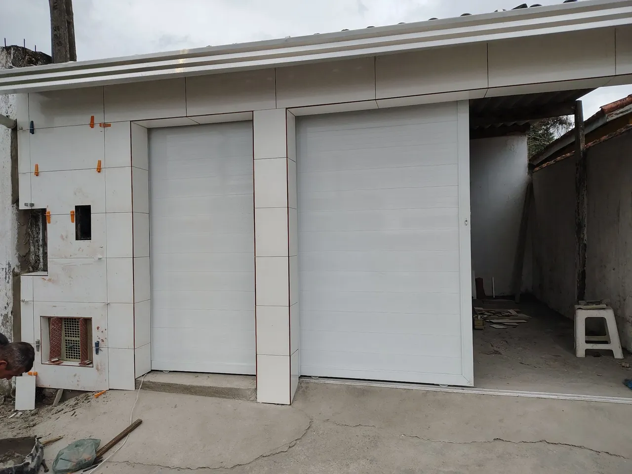 Portão de segurança deslizante para garagem