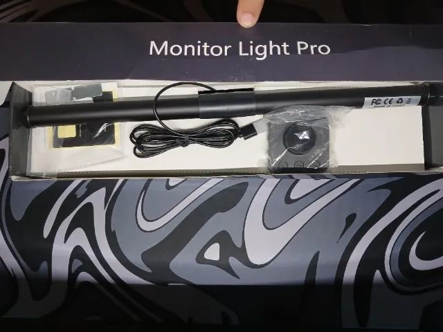 Luminária LED 44cm Monitor Light Pro com controle remoto - Branco Quente e Frio - Foto 2