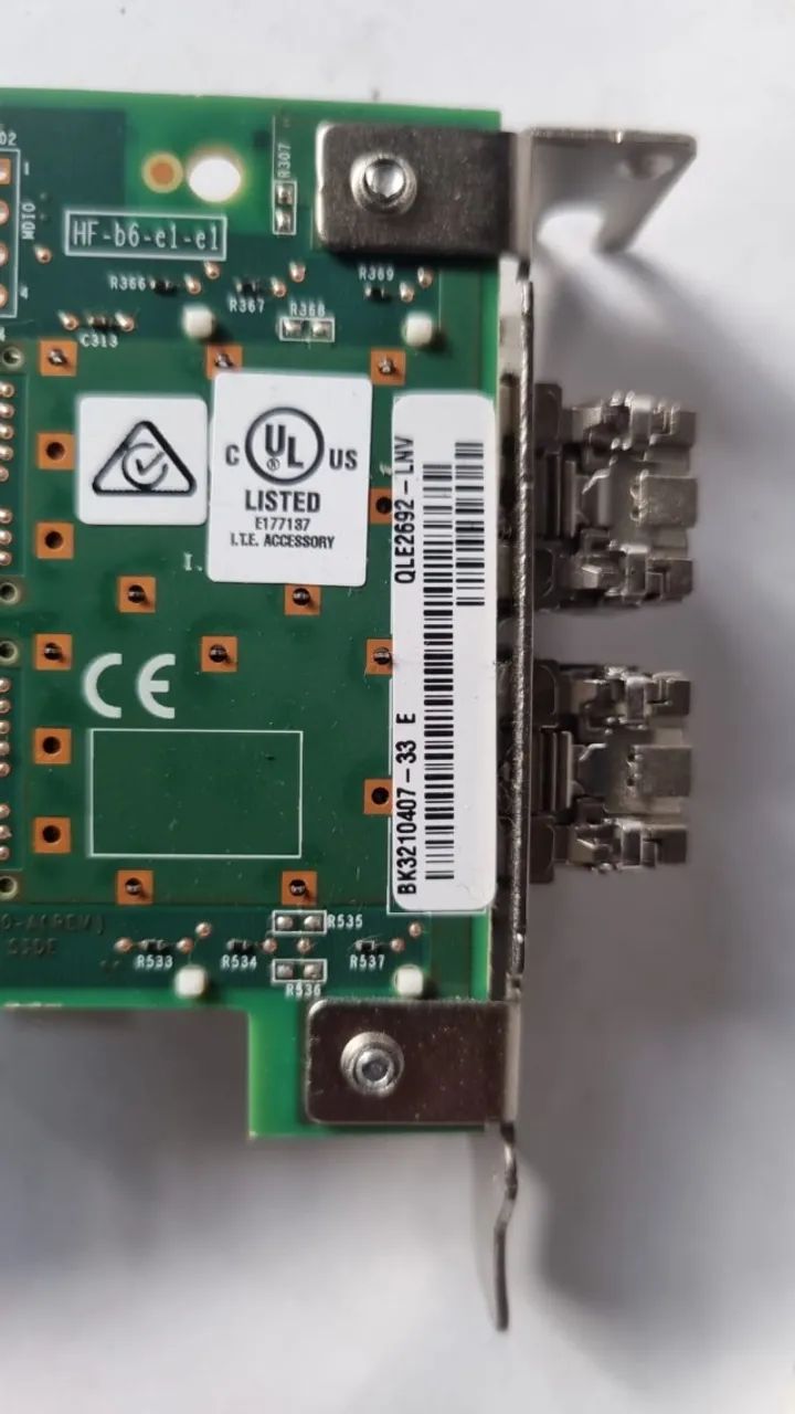 Placa de rede qlogic 16gb sfp - Foto 2