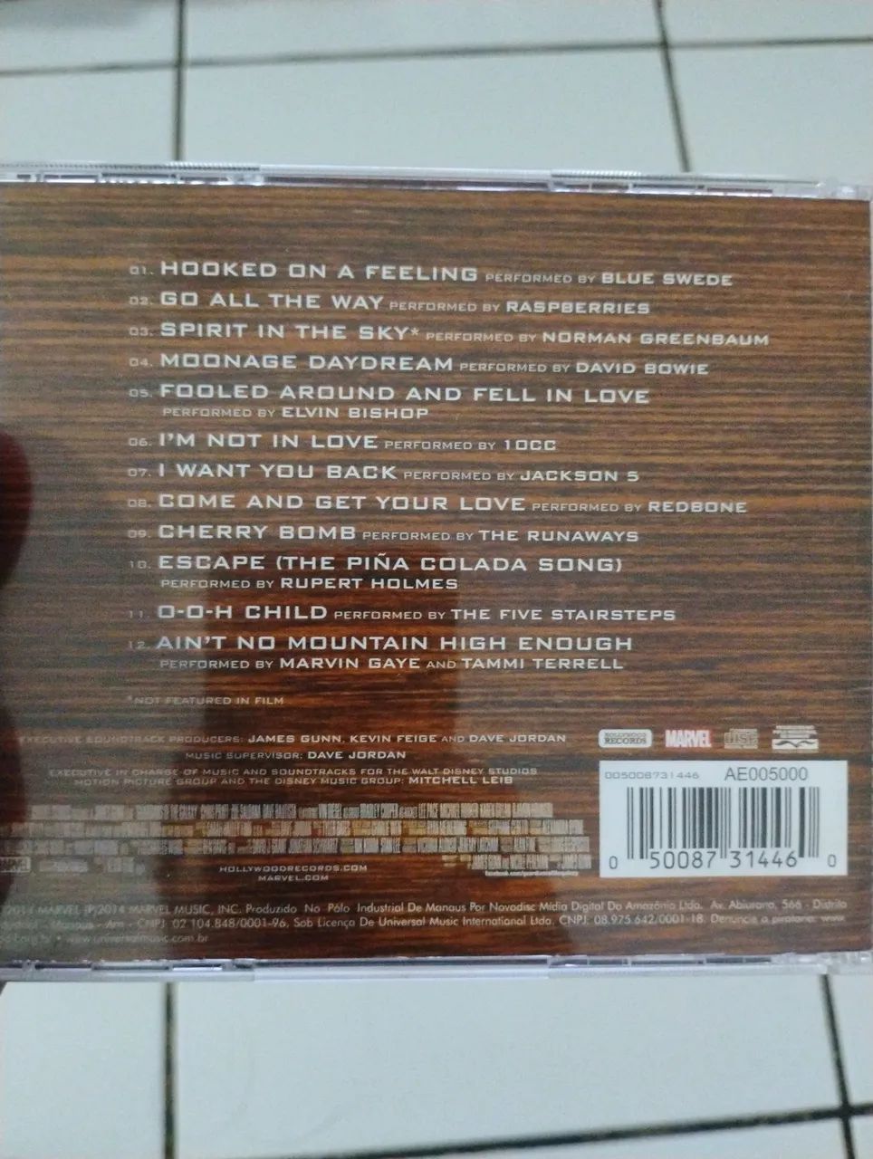 Cd guardiões da galáxia trilha sonora (aceito olxpay) - CDs, DVDs