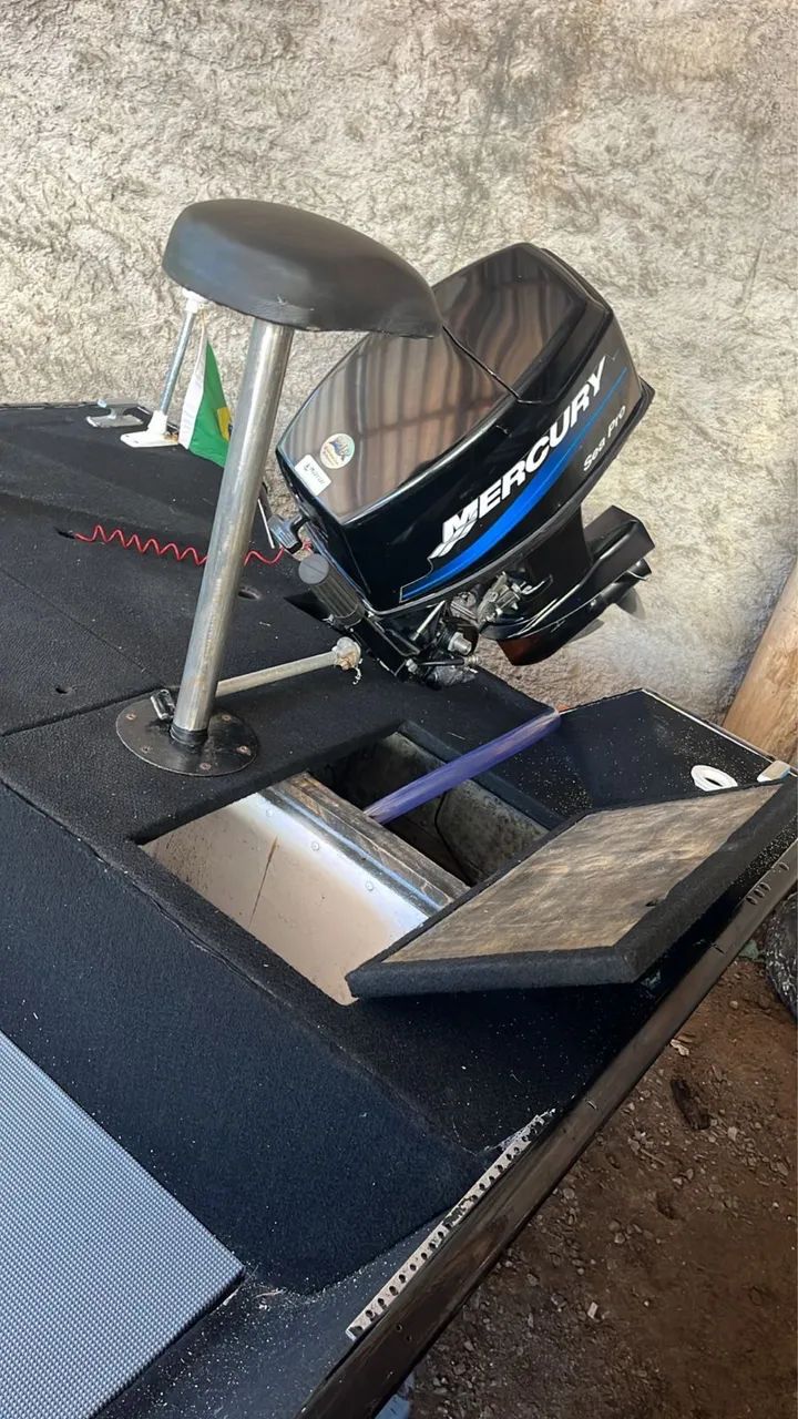 Lancha de pesca 16 pés - plataformada  - Foto 4