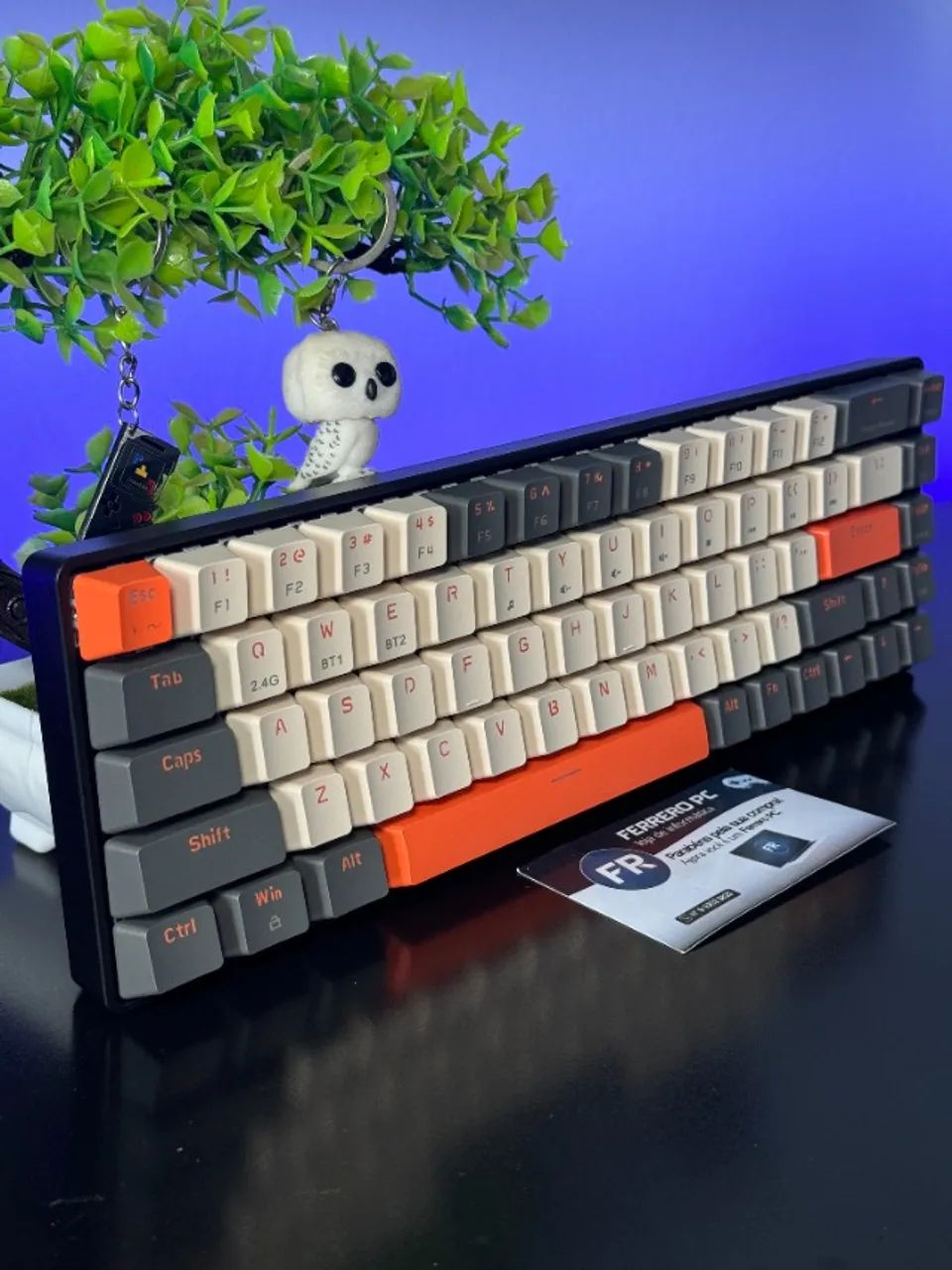Teclado Mecânico Sem Fio Gamer K68 - Foto 2