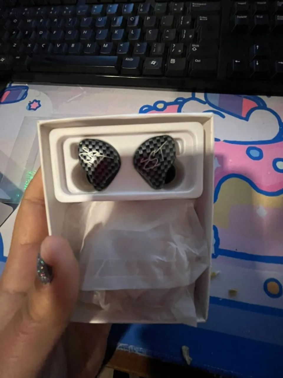 Kz Zst In Ear Sem Micro Retorno De Palco Monitor Cor Preto Sem Microfone - Foto 3