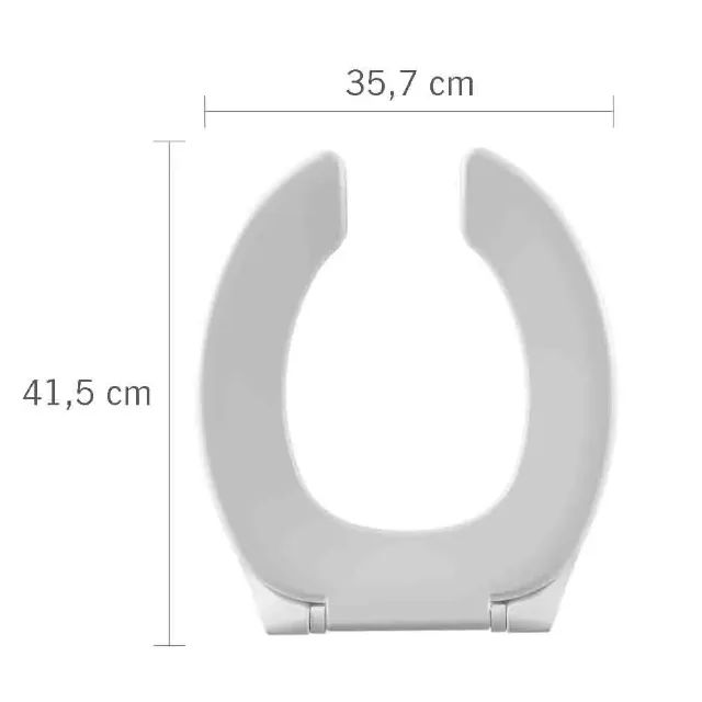 Assento Almofadado para Cadeira de Banho Branco Astra TCB/K - Foto 4