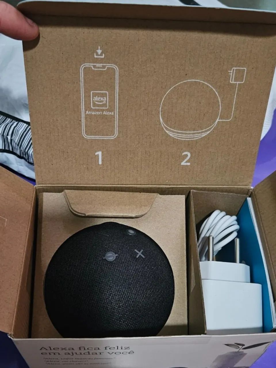 Assistente Virtual Echo Dot 5 com Alexa - Novo Lacrado - Foto 3