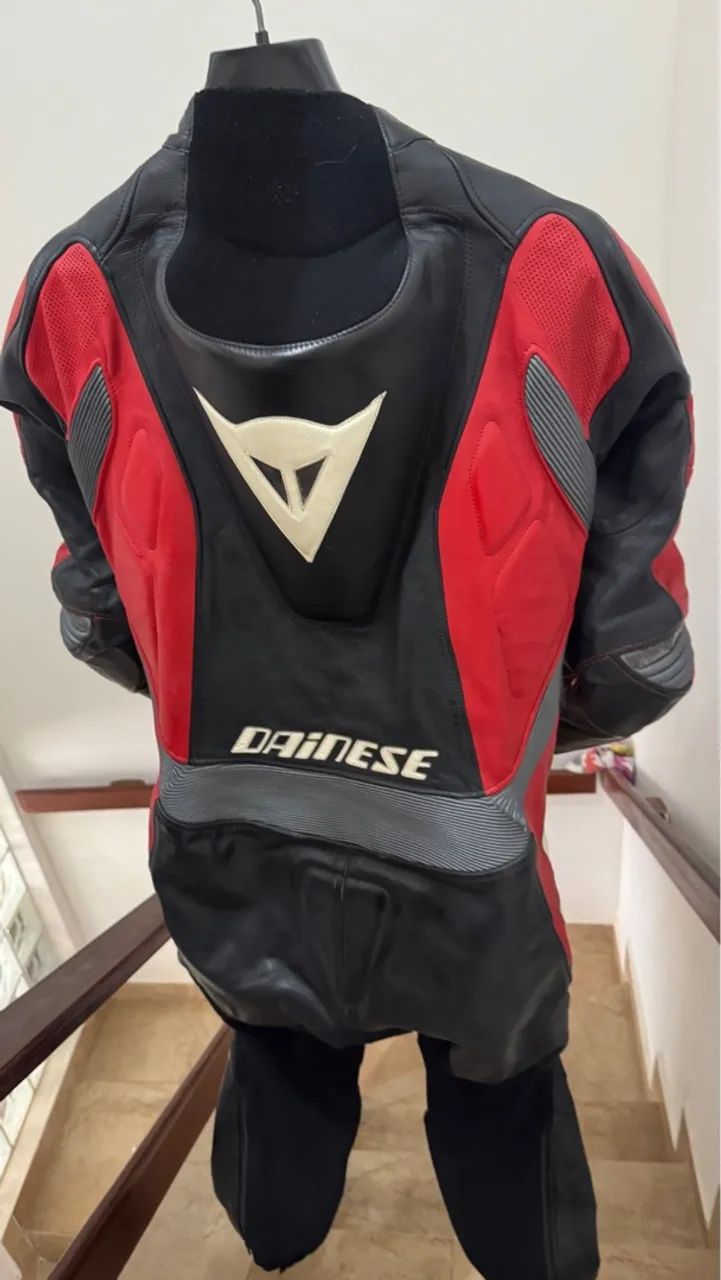 Macacão de Couro 1 Pç Dainese Laguna Seca - Foto 4