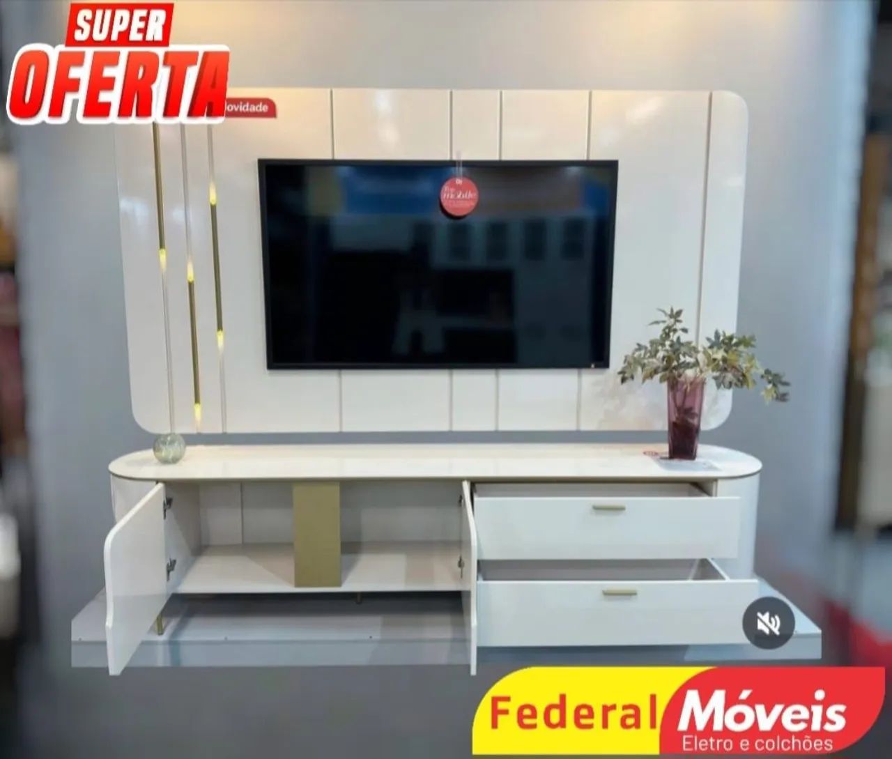 Painel para TV até 75 Polegadas - Qualidade e Sofisticação  - Foto 2