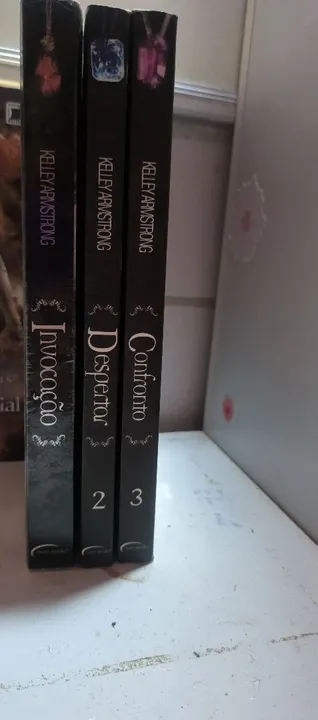 3 livros de fantasia com romance - Invocação, Despertar e Confronto