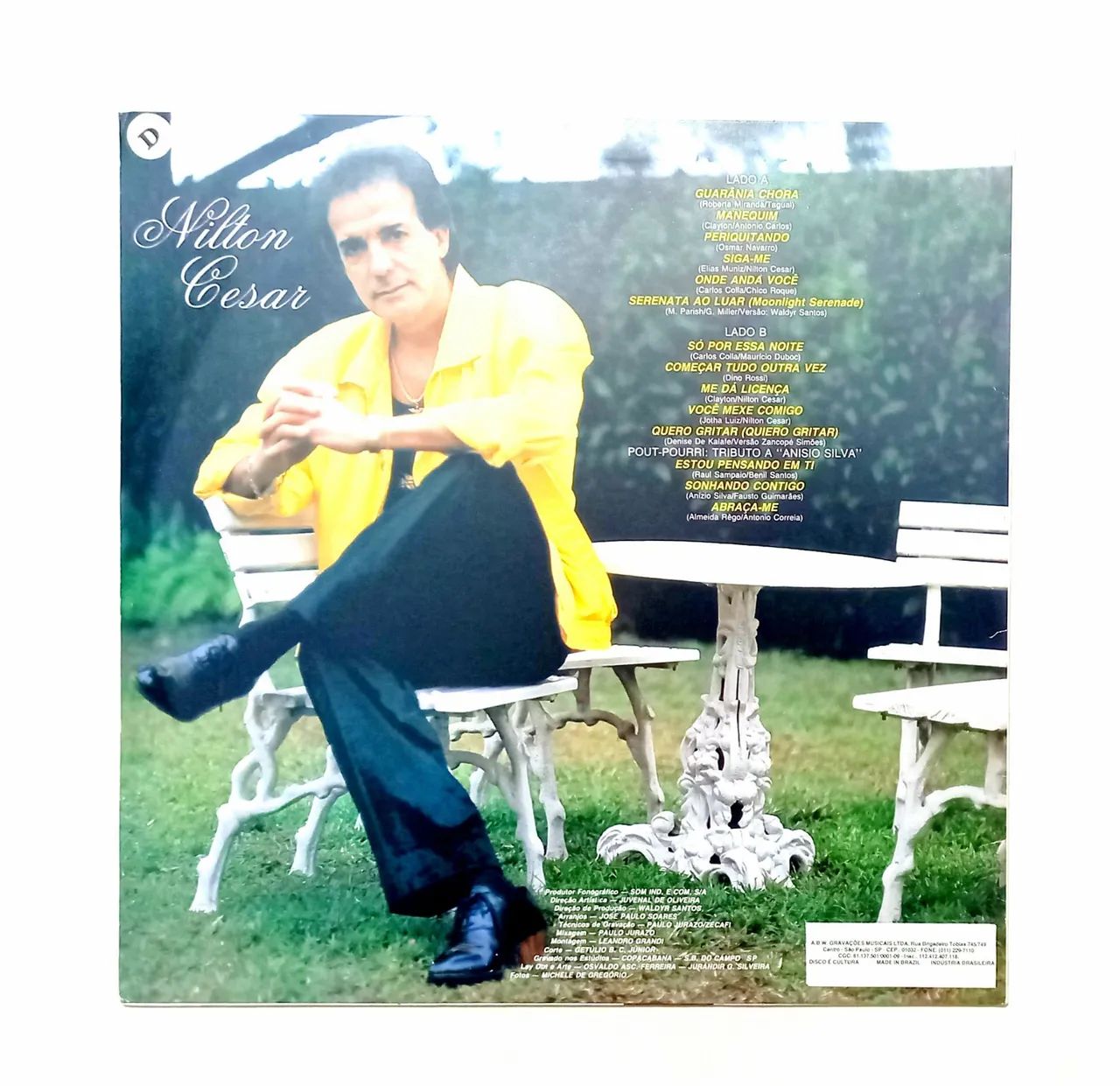 Disco de Vinil Nilton César - Só por essa noite, 1991 - Foto 2
