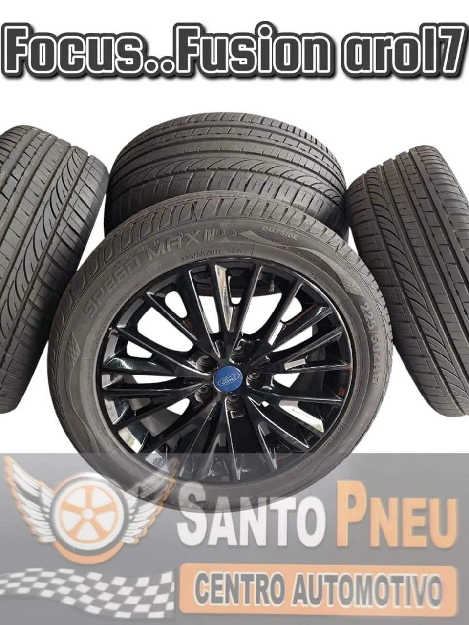 Rodas aro 17 Ford Fusion , Focus com pneu