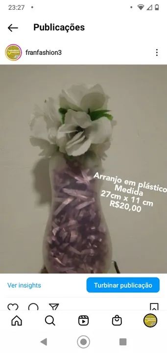 Arranjo de flor artificial - Foto 4