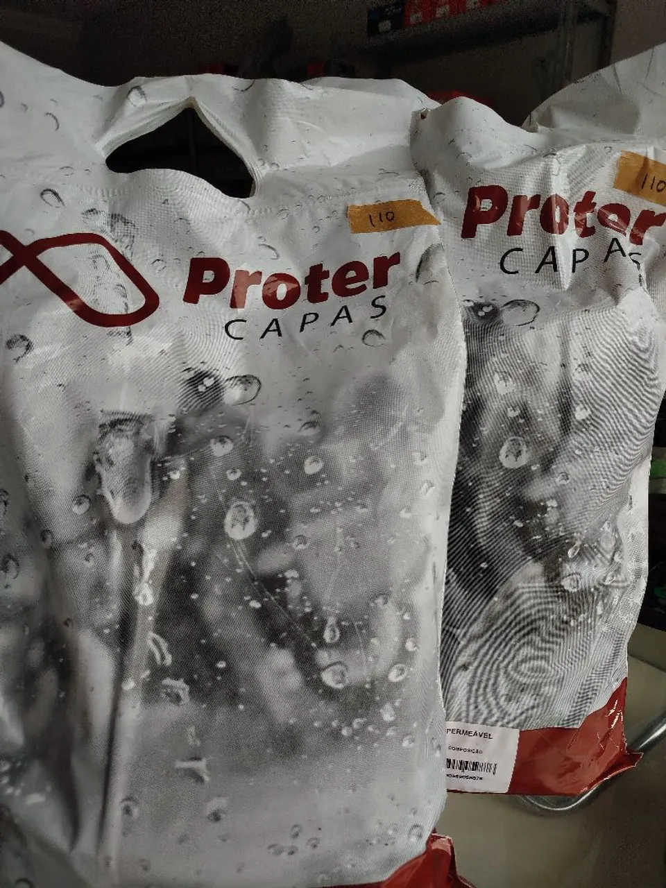 Capas de proteção impermeáveis para motos