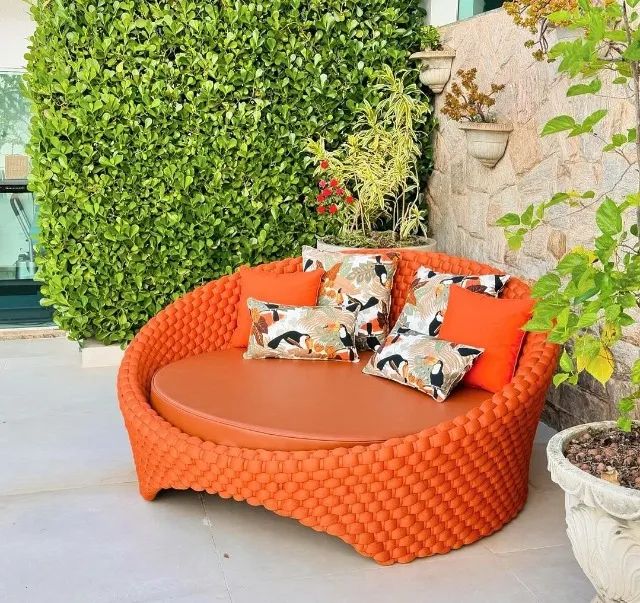 Chaise de tricô náutico