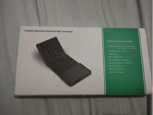 Mini Teclado Bluetooth Dobrável Windows Android Ios Pc - Foto 3
