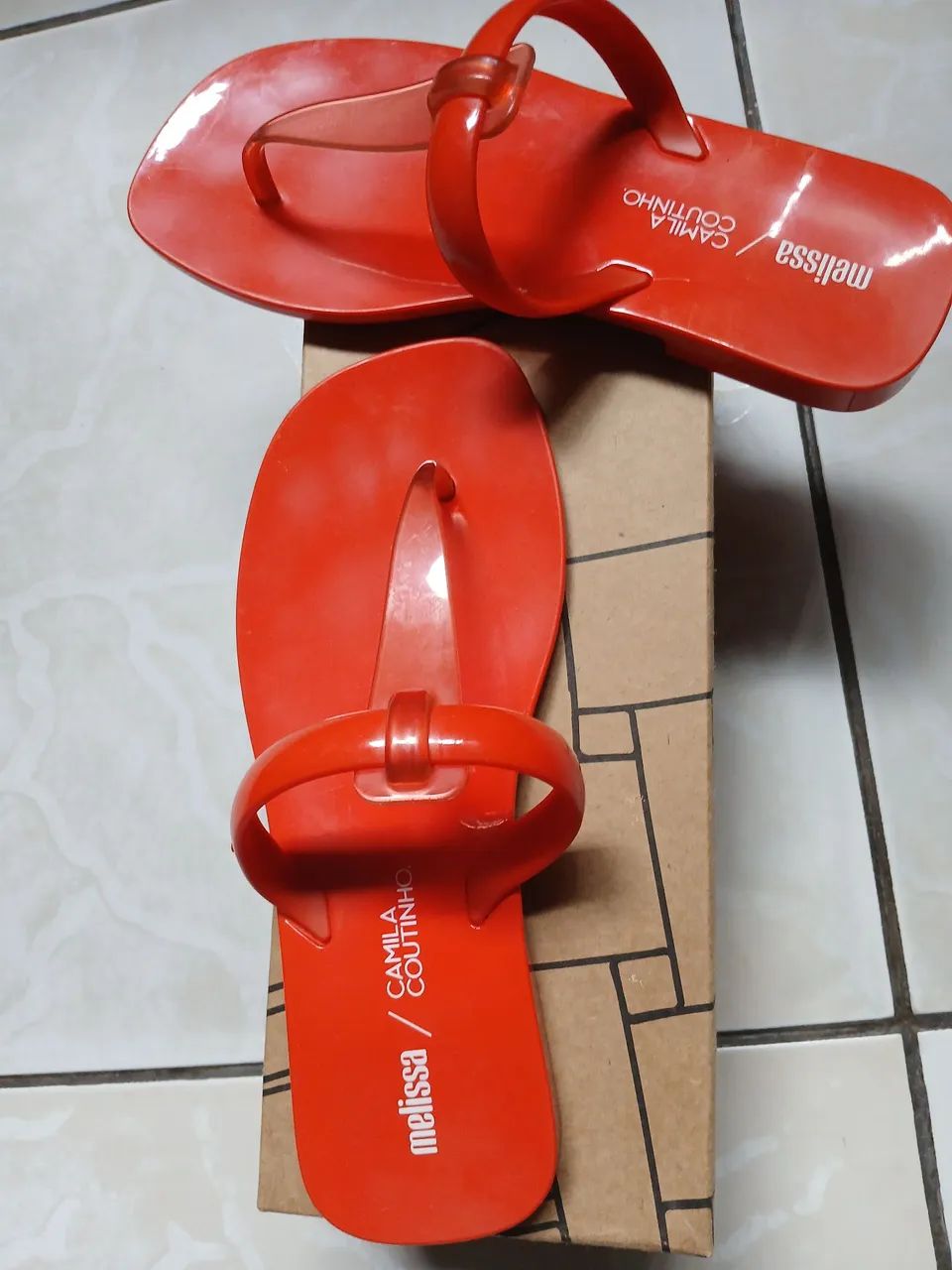 Melissa Camila Coutinho - Sandália Laranja - Foto 2