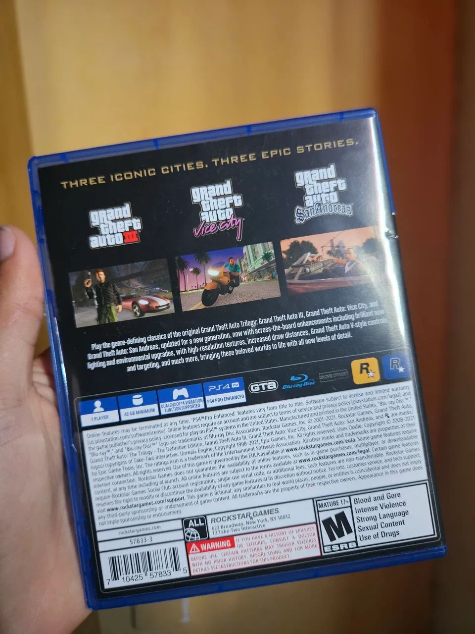 Jogo Gta Trilogy Ps4 - Foto 2