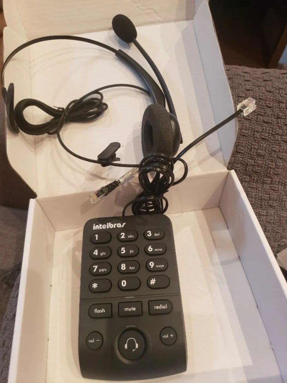 Kit 6 telefones headset Intelbras 64315482456833122
