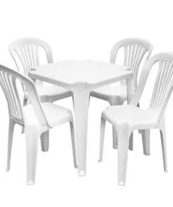 Mesa de plástico Branca mesa de plástico preta conjunto mesa de plástico resistênte