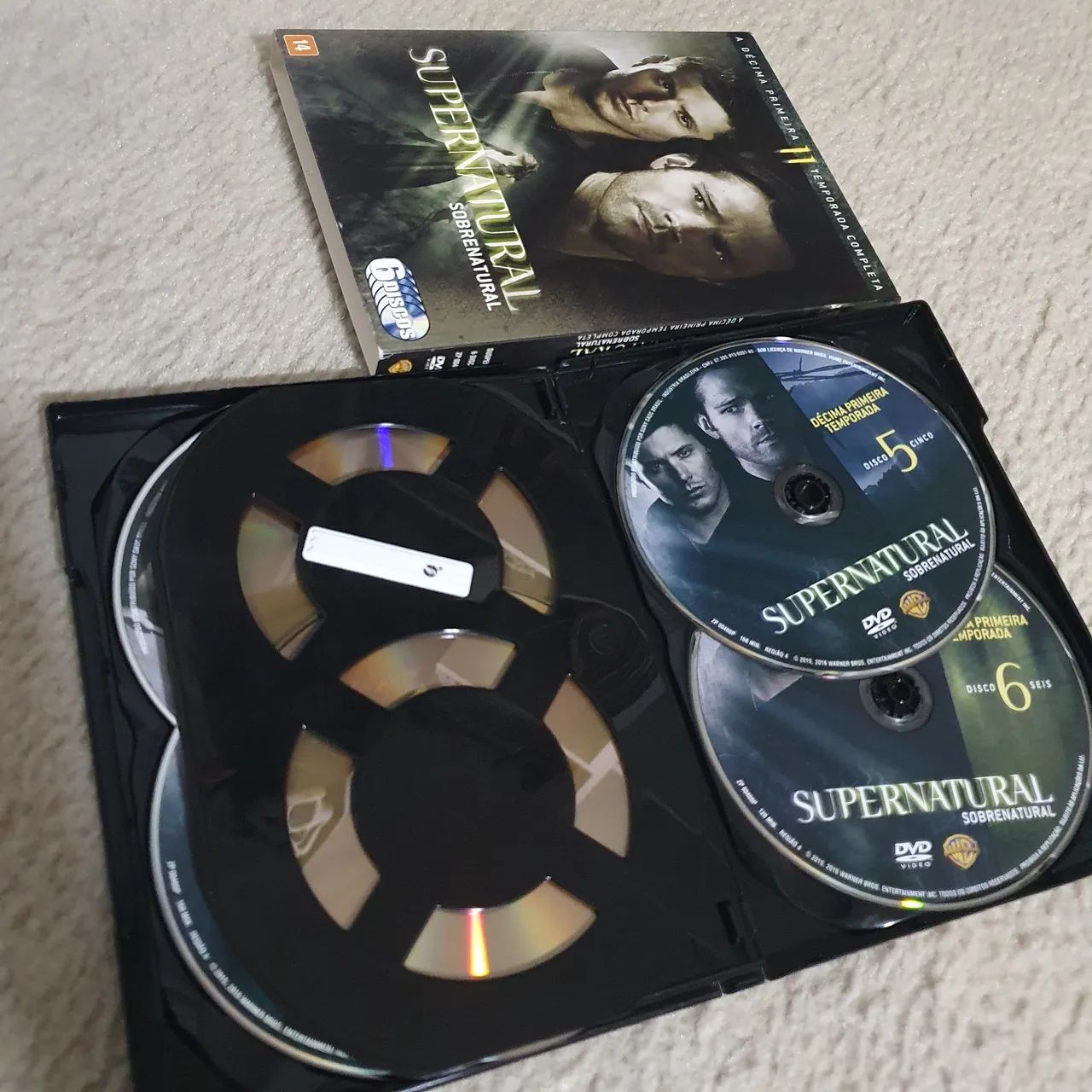 Dvd Supernatural Sobrenatural 11 Temporada Original - CDs, DVDs