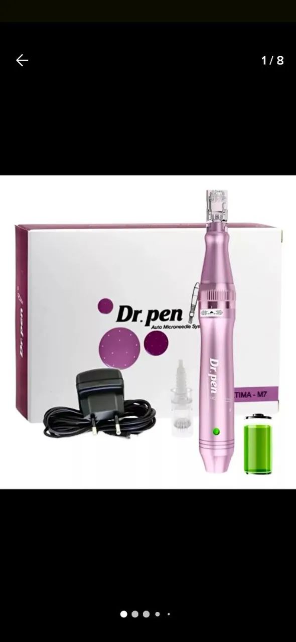 Dermapen rosa - rosto e lábios 