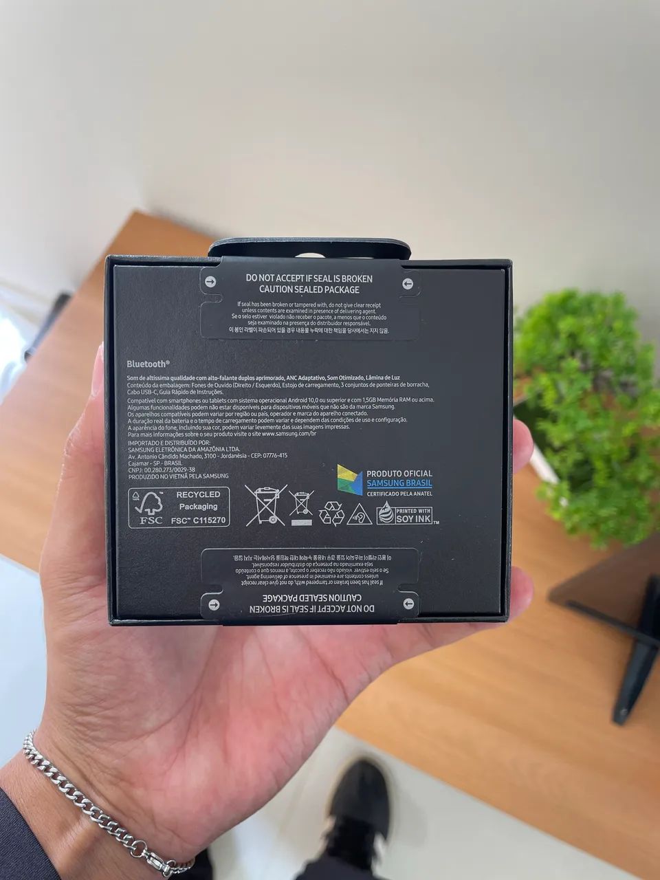 Fone Buds 3 Pro Branco - Samsung, Lacrado com nota fiscal