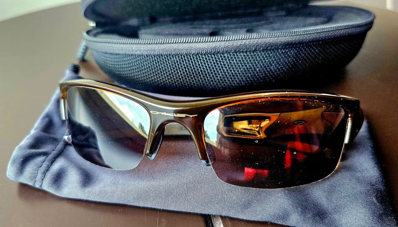 Oakley Flak Jacket XLJ ORIGINAIL com upgrade + Case Rígido