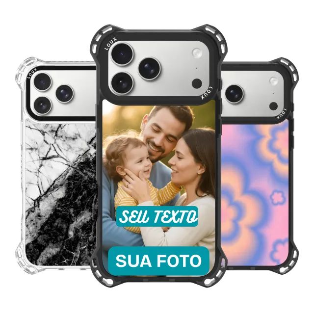 Capa Para iPhone Personalizada Sua Foto Obsidian MagSafe - Foto 5