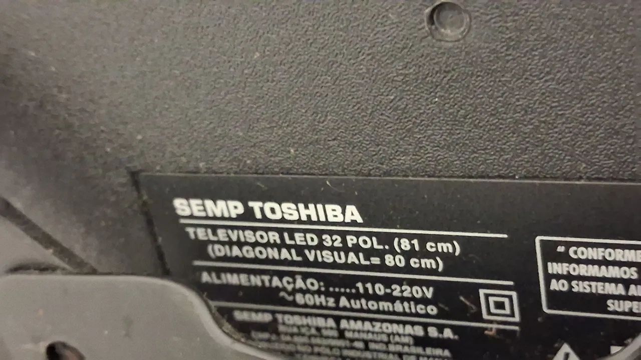 Vendo tv semp Led ( nao é smart) com defeito - Foto 4