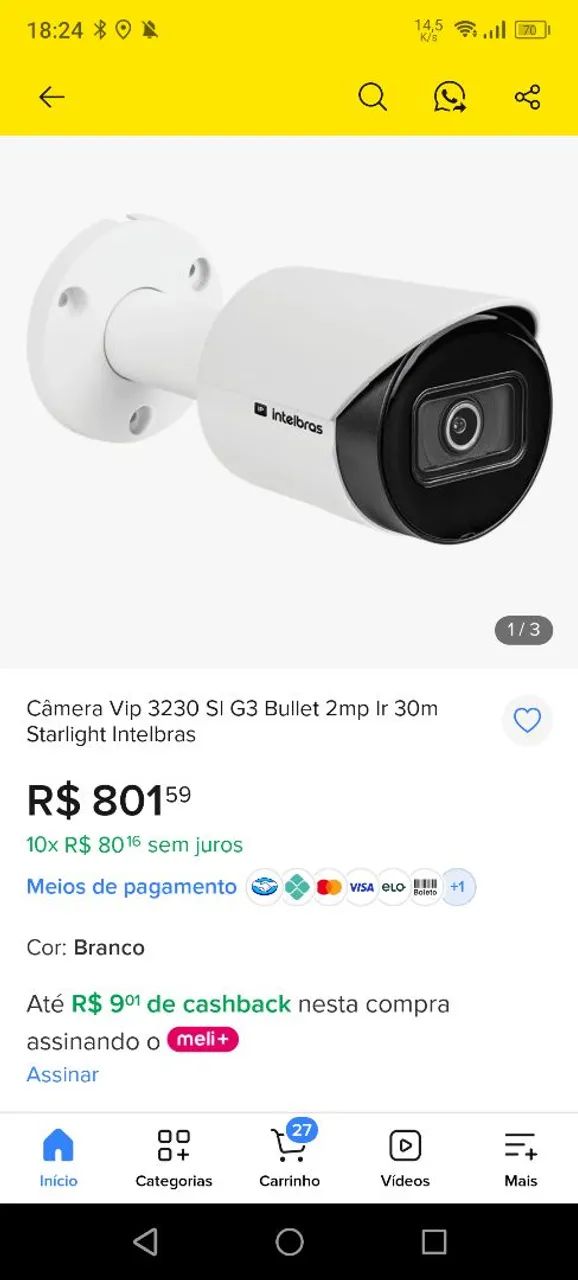 Vip 3230 B SL G3.  Intelbras   valor 300 reais  - Foto 4