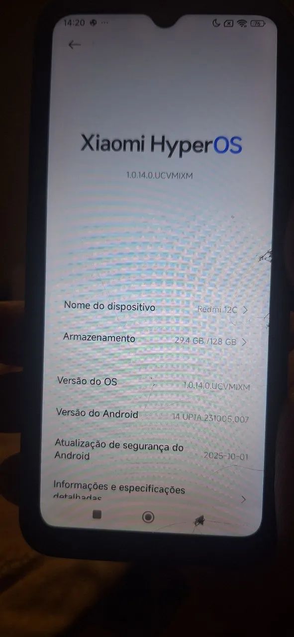 Celular redmi 12c 128 g - Foto 2