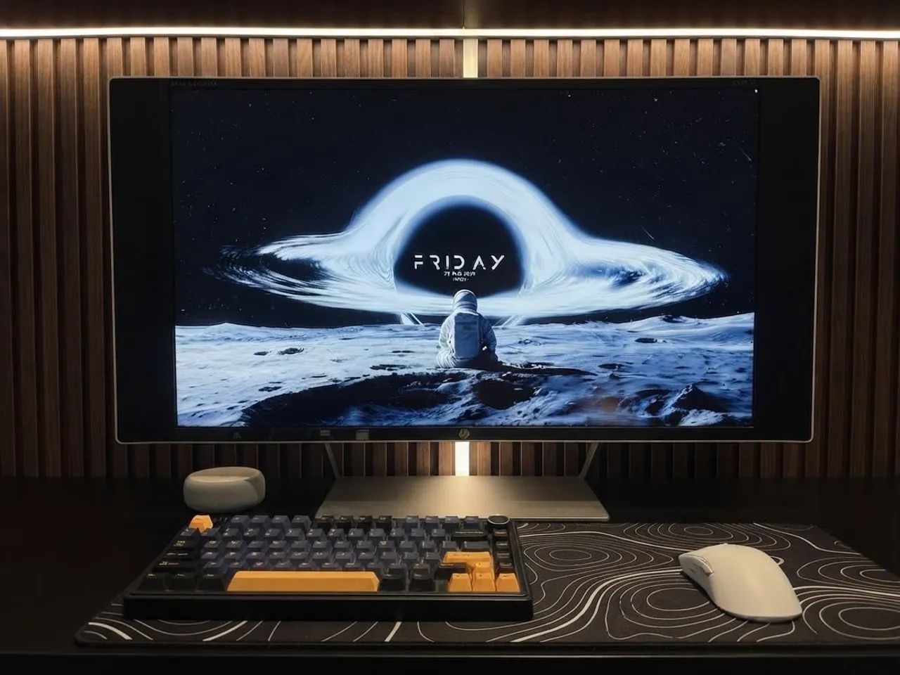 Monitor HP 32" - tela grande e nítida, com som - Foto 2