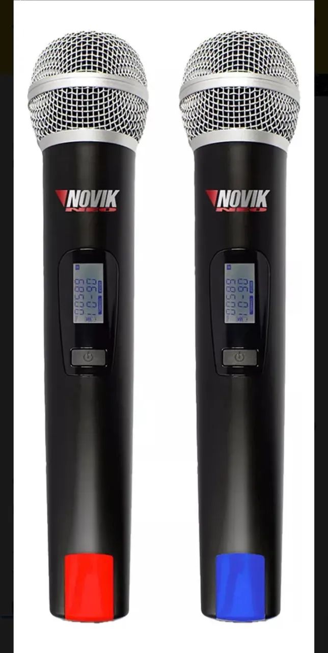 Microfone sem fio duplo UHF - Foto 2