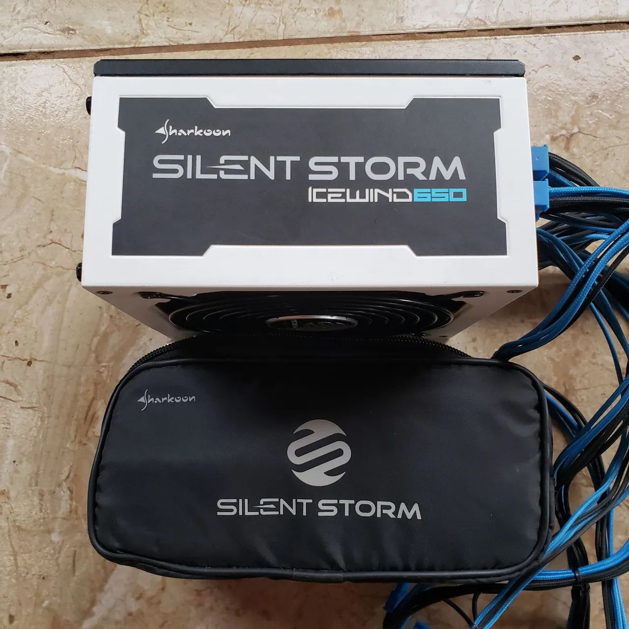 Fonte Sharkoon SilentStorm 650w Semi-Modular 80 plus bronze - Foto 2